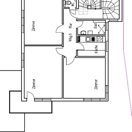 Apartament 4 X In Waiblingen (Stuttgart)